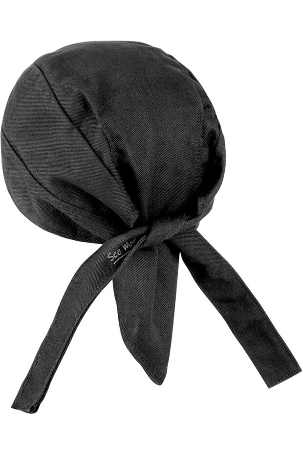 ANDELI Welding Head Wrap, Fire-Resistant Cotton Welder Cap, Black, Medium