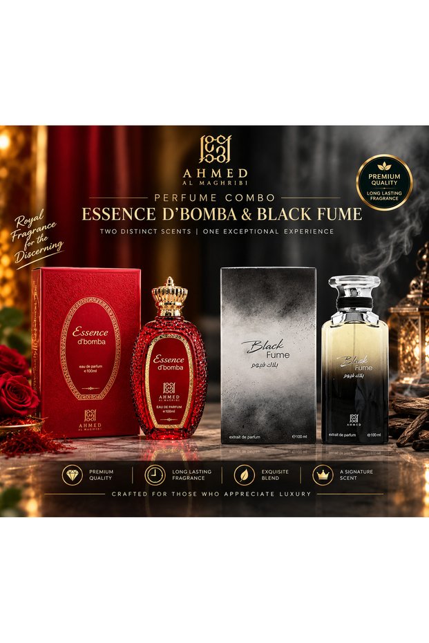 Essece d’Bomba & Black Fume Perfume Combo – 2 x 100ml