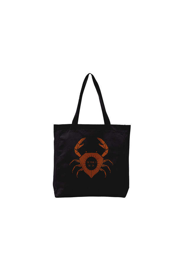 Cancer Zodiac Themed Canvas Bag