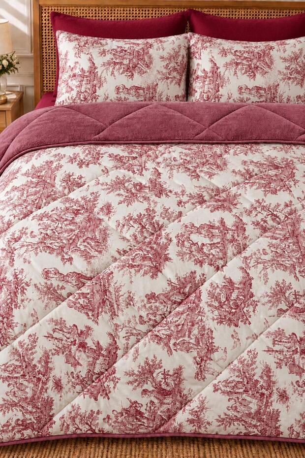 100% Cotton Vintage Fairy Tale Double Set Welsoft Mammut Quilt (195X215Cm Dimensions.)