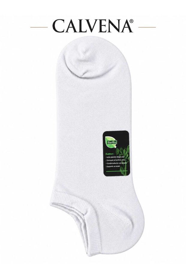 Bamboo Men's Seamless Premium Booties Black Socks Set of 6 - 42-46 - 105Lm26-S