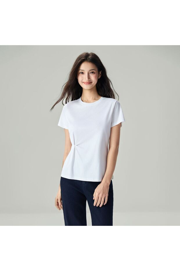 Women's Regular Mercerized Twist Tee