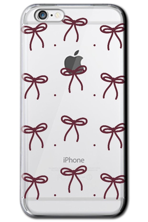 iPhone 6 Plus Bow Burgundy (Burgundy)