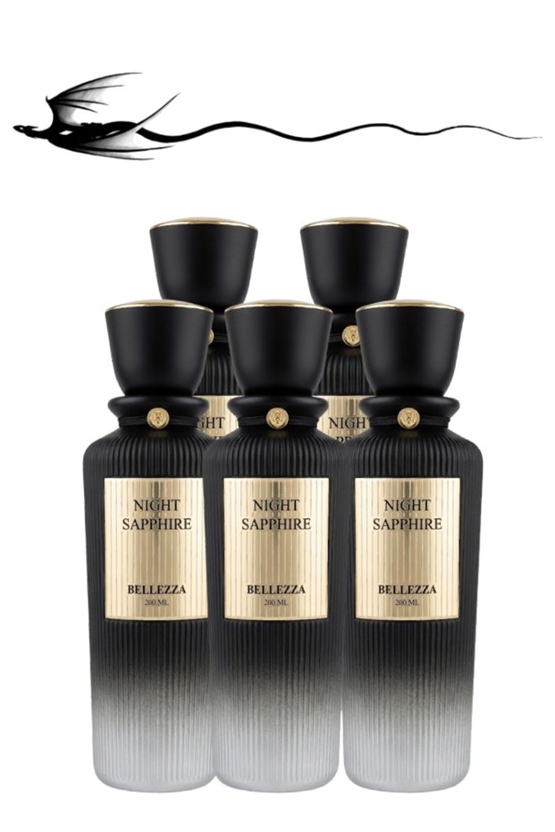 6 Pieces Night Sapphire Perfume 200ML