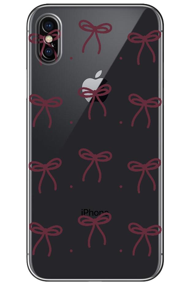 iPhone XS Max Bow Burgundy (Burgundy)