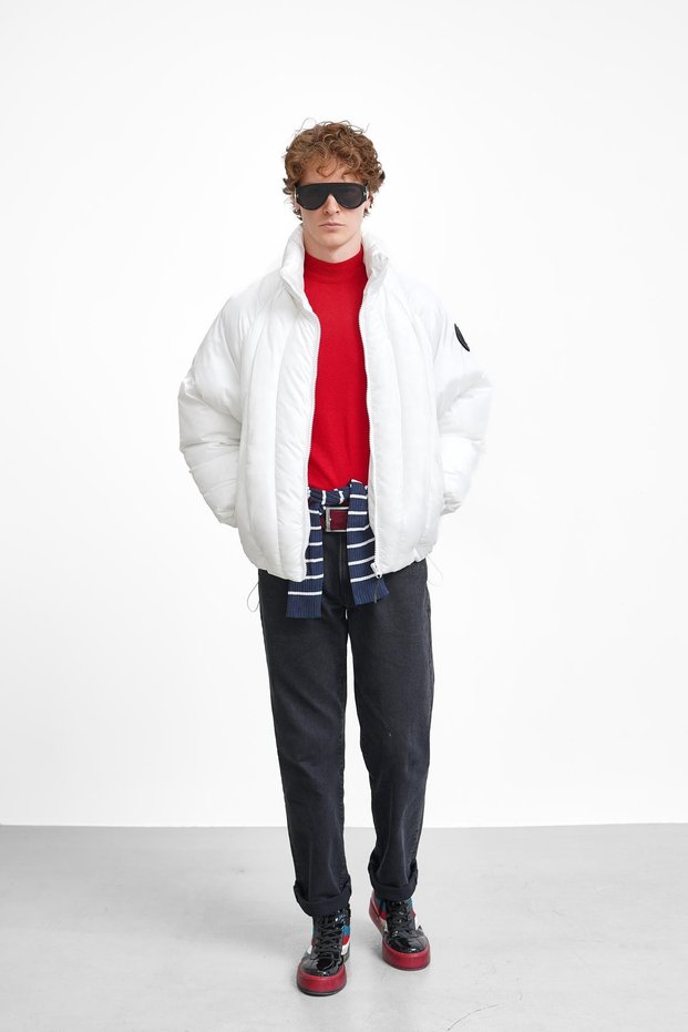 Fillable Inflatable Coat with Sticks