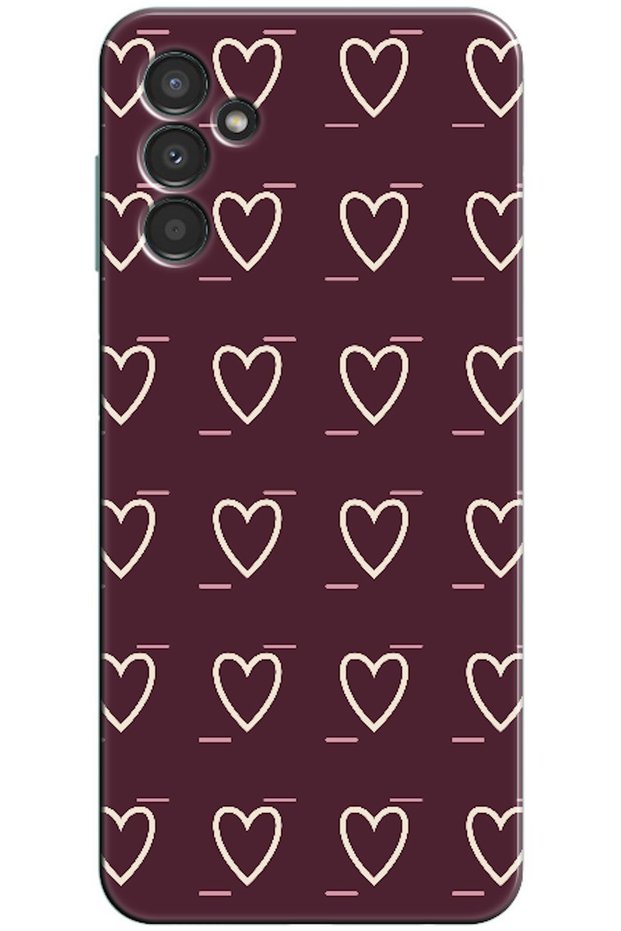 Samsung Galaxy A36 Line Heart Burgundy (Burgundy)