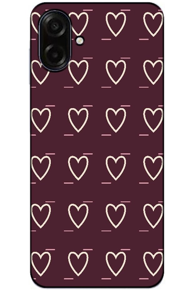 Samsung Galaxy A07 Line Heart Burgundy (Burgundy)