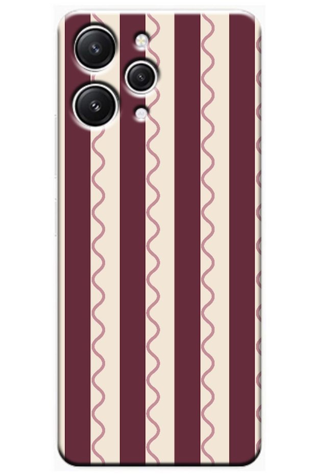 Redmi 12 Wave Stripe Burgundy (Burgundy)