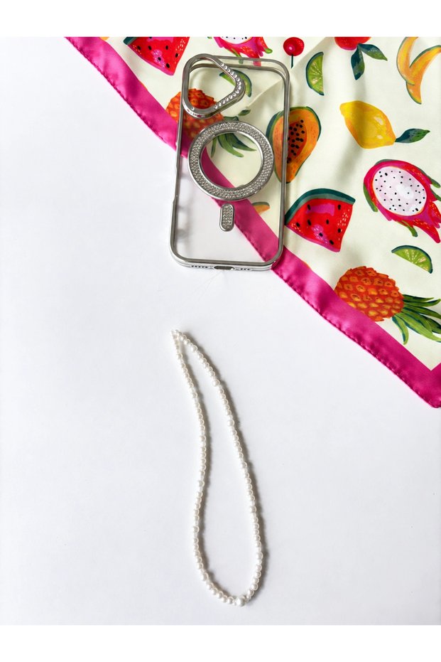 Trendy Beaded Phone Charm - Phone Decoration / Wristlet