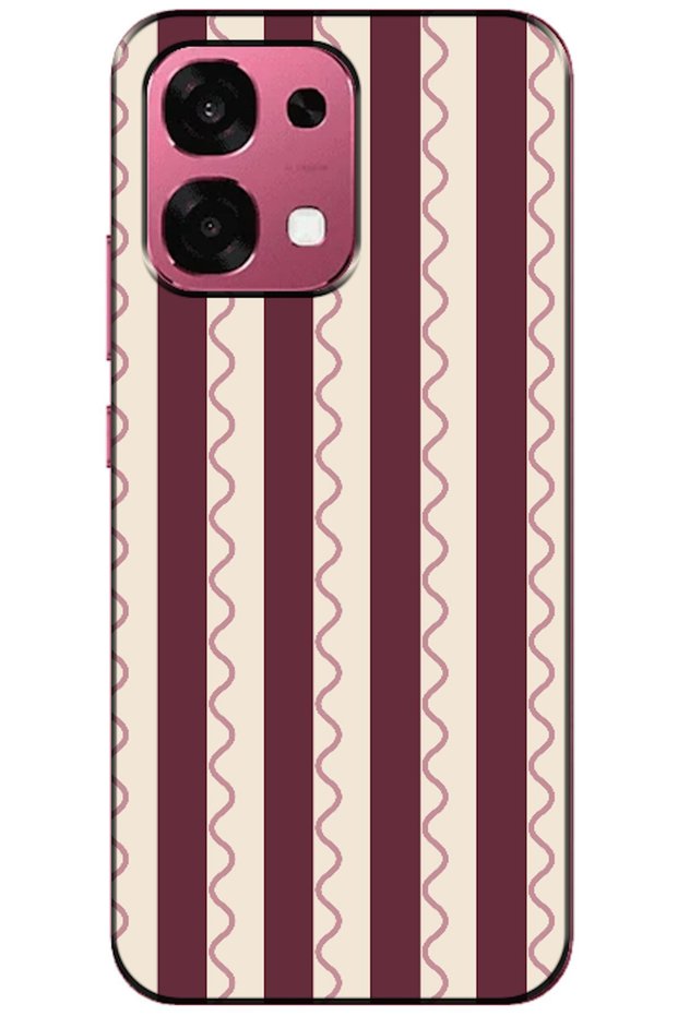 Oppo A6 Pro 4G/5G Wave Stripe Burgundy (Burgundy)