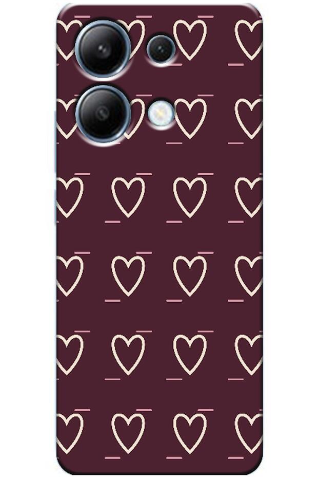 Redmi Note 13 Pro 5g Line Heart Burgundy (Burgundy)
