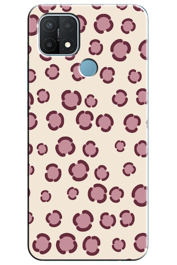 Oppo A15S Leopard Dot Burgundy (Burgundy)