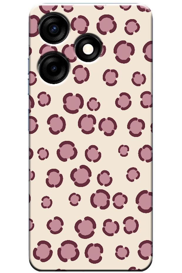 Tecno Spark 10 4g Leopard Dot Burgundy (Burgundy)