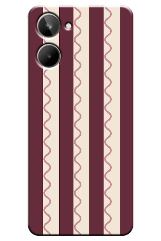 Realme 10 Wave Stripe Burgundy (Burgundy)