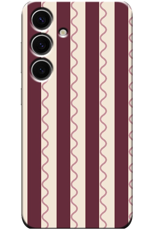 Samsung Galaxy S25 Fe Wave Stripe Burgundy (Burgundy)