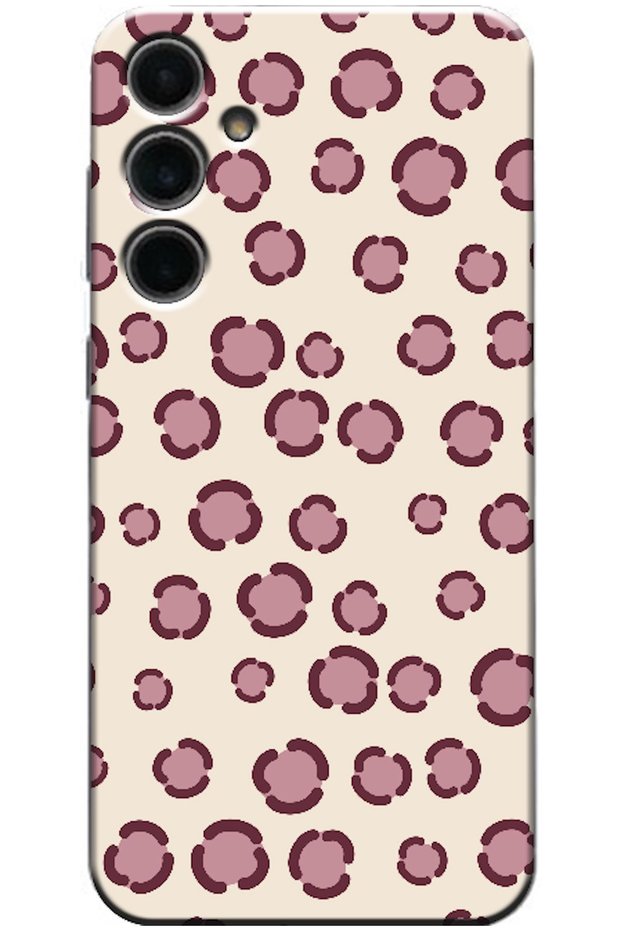 Samsung Galaxy S26 Fe Leopard Dot Burgundy (Burgundy)