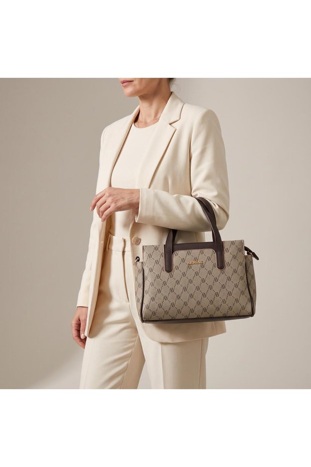 Mink Dotted 436 Women's Hand & Shoulder Bag