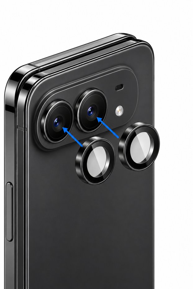 واقي عدسة الكاميرا عالي الدقة متوافق مع iPhone 18 Duo، عالي الوضوح ومقاوم للخدوش