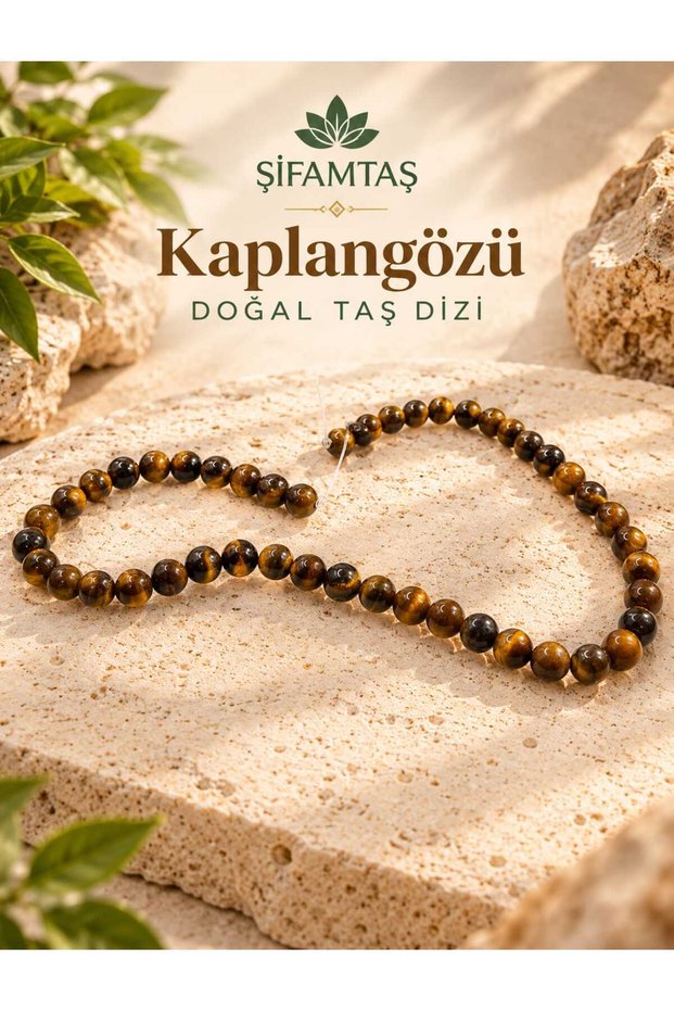 Tiger Eye Natural Stone String