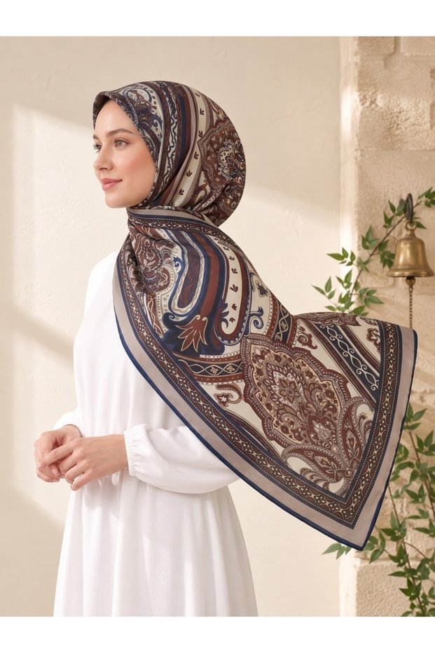Patterned Cotton Soft Shawl Paisley Series