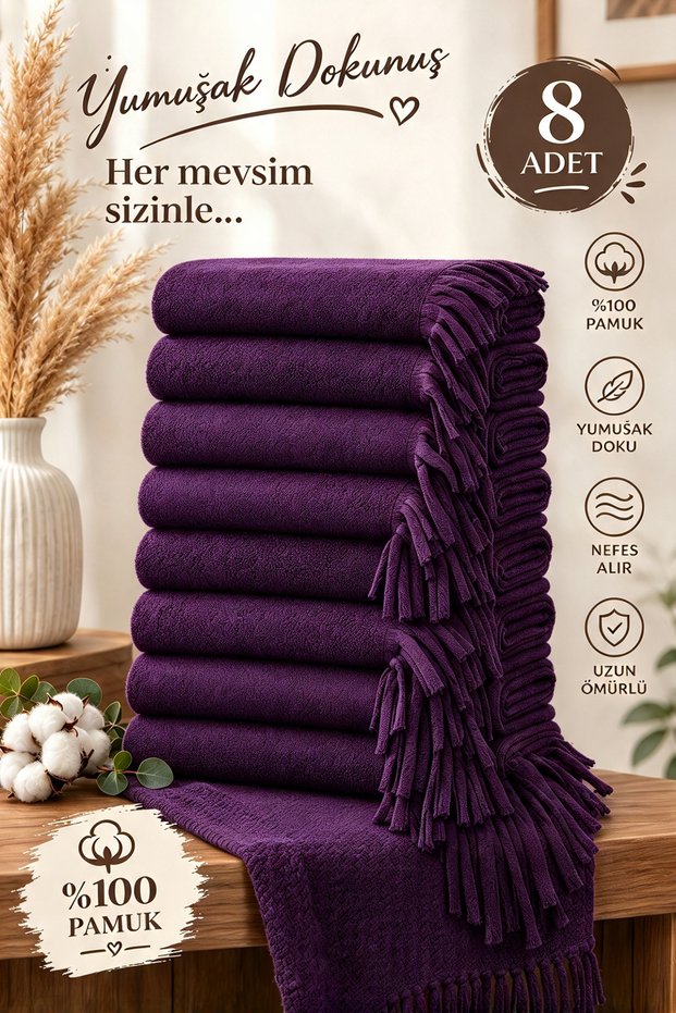 Unisex Winter 8-Piece Cafe Restaurant Shoulder Shawl