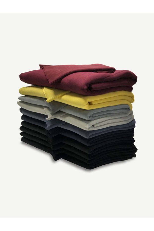 Ribbed Şardonlu 3 Thread Fabric Set - 10 Pieces