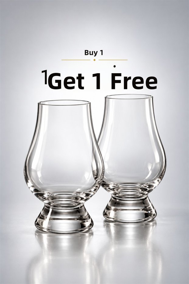 Premium japanese crystal cut ichika whiskey glass - buy one, get one free!