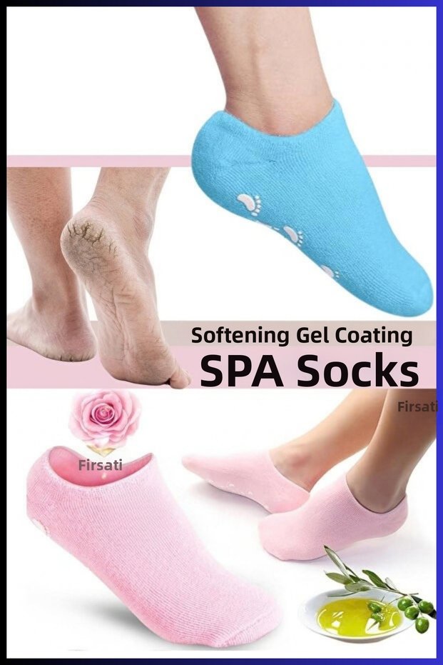 Silicone Foot Care Socks - Moisturizing Gel Socks - Anti-Cracking Dead Skin Removal Socks