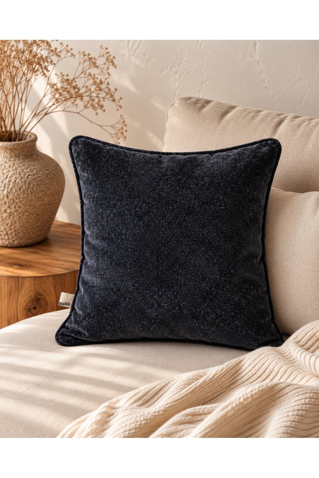Lusso Dark Blue Kirlent Cover (45X45)