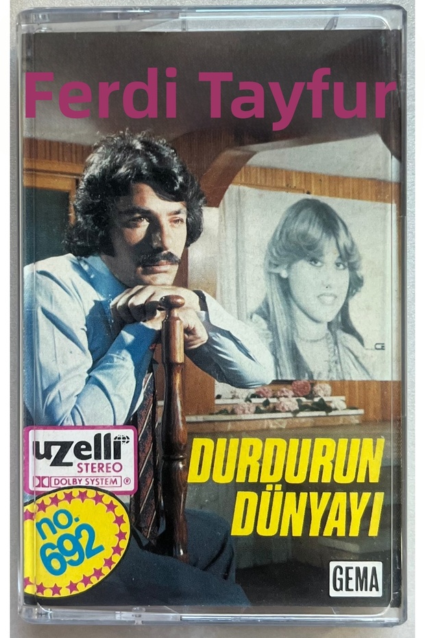 Ferdi Tayfur Stop the World Cassette (Uzelli 692 Paper Edition)