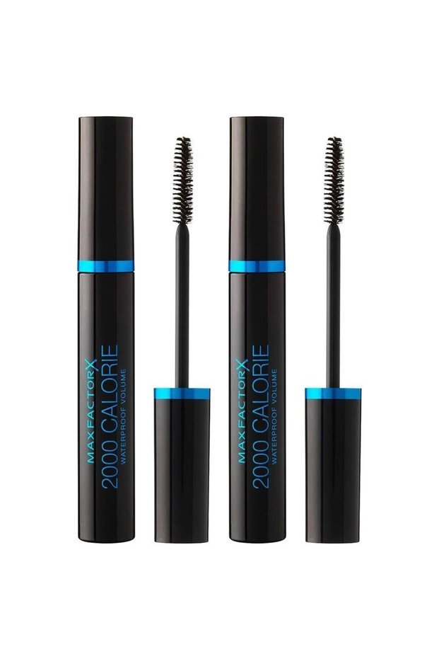 2x PACK 2000 Calories Waterproof Volume Mascara, 9ml