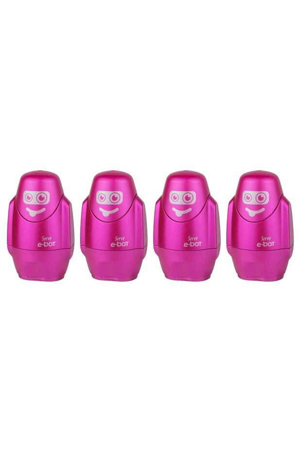 E-Bot Silgili Kalemtiras Metallic Pink 4-Piece Set