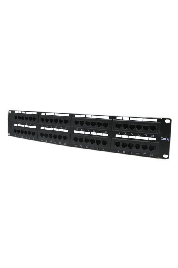 لوحة توصيل معيارية CAT6 1u تحتوي على 48 منفذًا طراز COD648