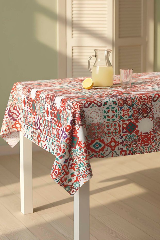Colorful Ethnic Patterned Tablecloth, Table Cloth, Picnic Cloth