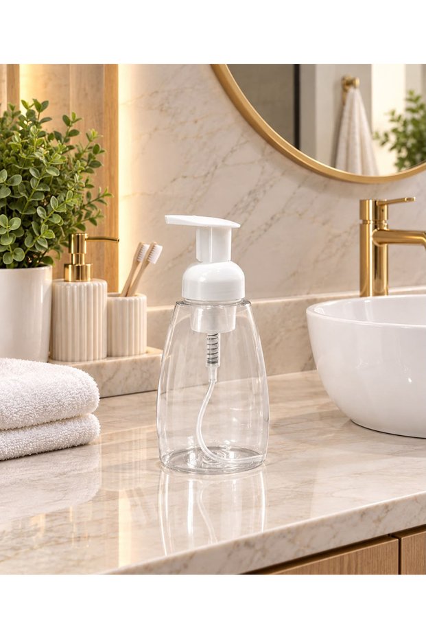 2 Pieces 350 ml Foam Soap Dispenser, Empty Pet Bottle