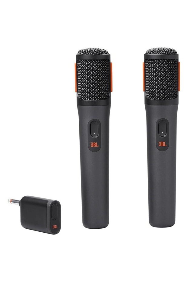 Set 2 microfoane Partybox Wireless Mic, Negru