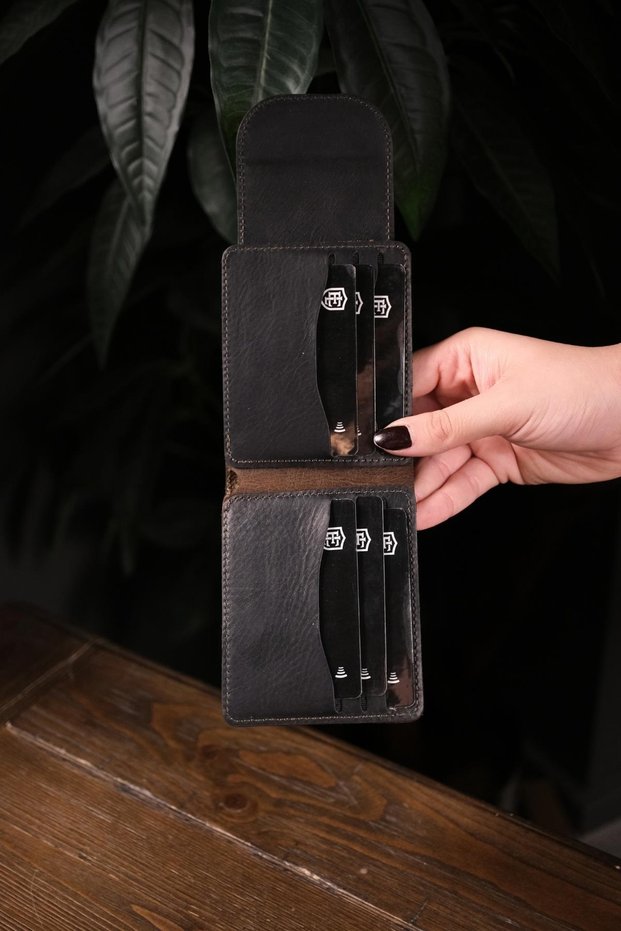 Rio- Slim Design Genuine Real Leather Wallet and Card Holder