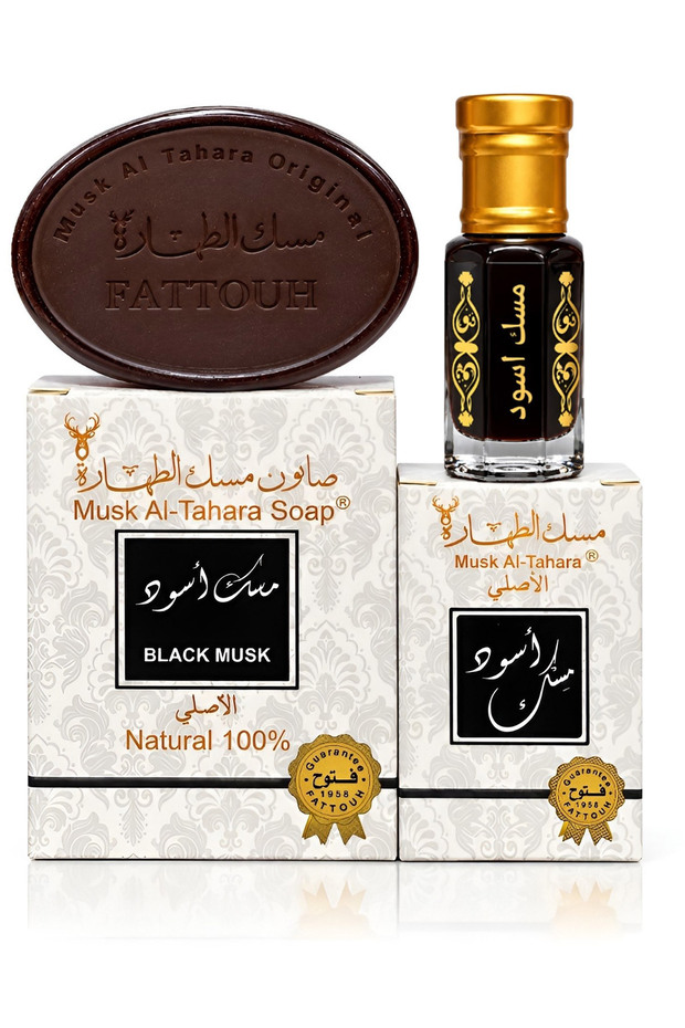 Black Musk Body Soap 50Gr + Siyah Misk 6ml Original