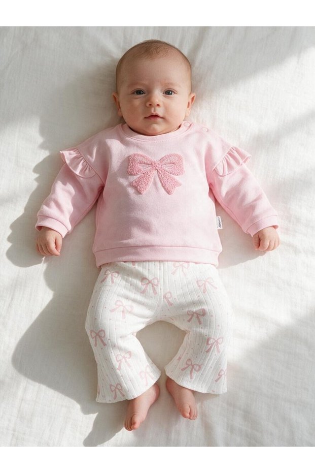 Baby Girl Set with Ribbon