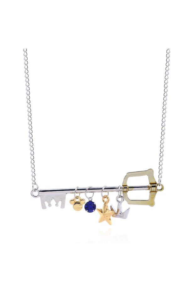 Necklace Kingdom Hearts Sora Keyblade Keychain Key Shape Weapon Pendant Key Chain for Women Men Chok