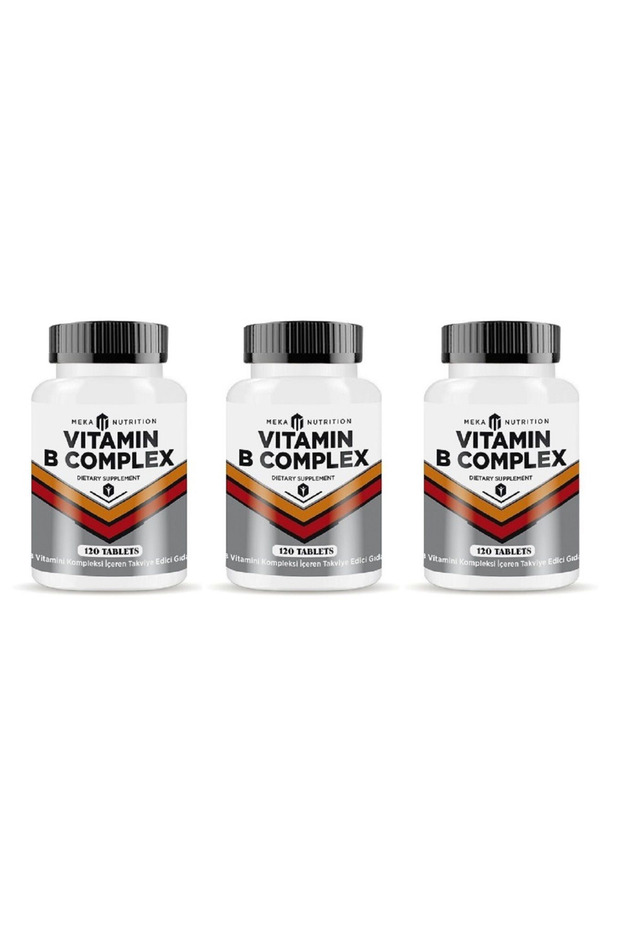Meka Nutrition B Complex Vitamin C Selenium Zinc 3X120 Tablets