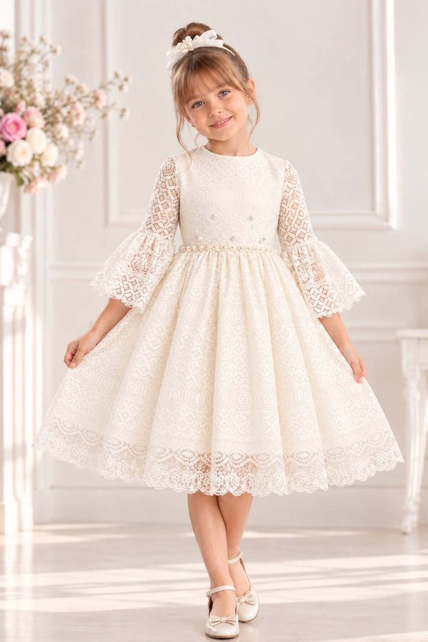 GIRL'S LACE DRESS