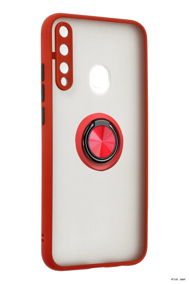 Ilkestor Newface P40 Lite E Montreal Ringed Silicone Cover (194050) - Red
