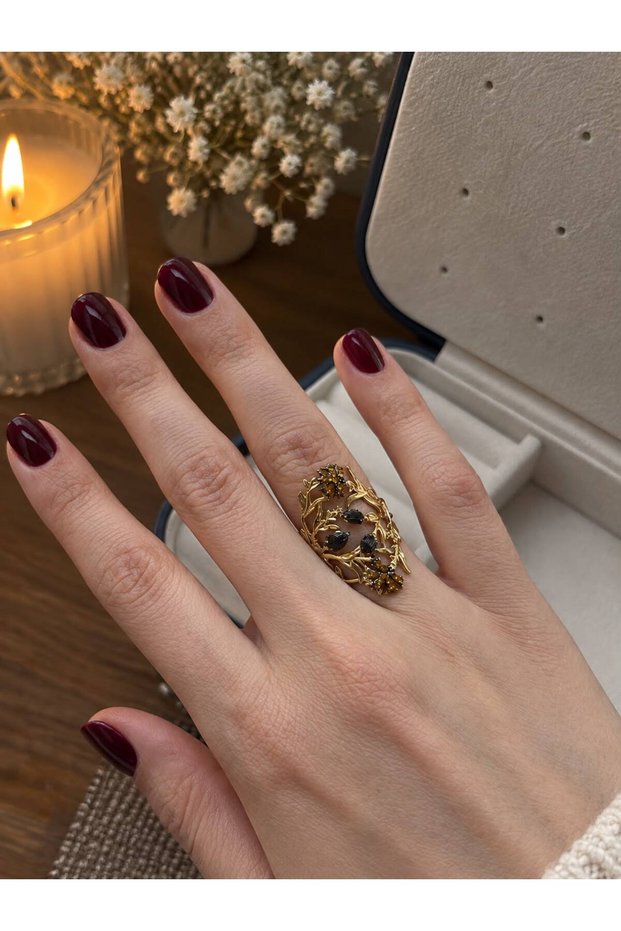 Antique Model Vip Group Adjustable Stainless Steel Zircon Stone Women's Ring
