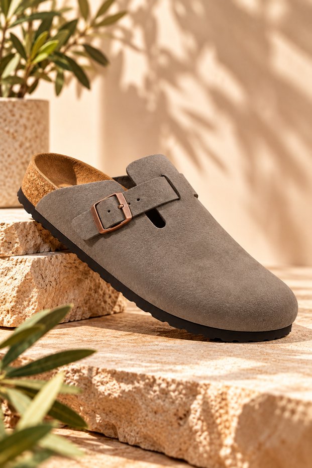 Unisex Slippers with Comfortable Sole, City Style Closed Front