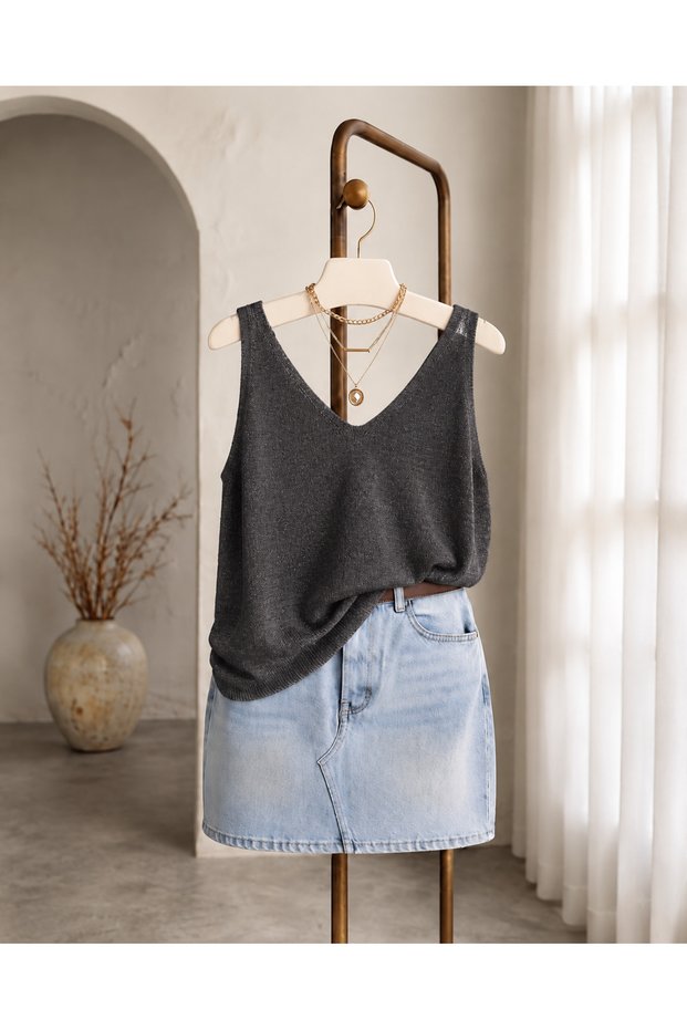Women's Mercerized Regular Strap Athlete Blouse