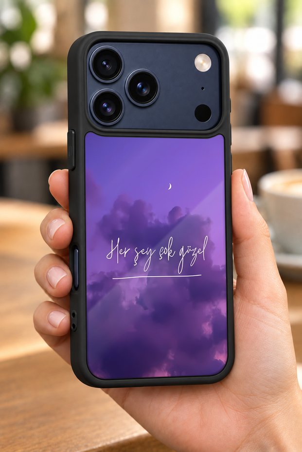 حافظة مقاومة للصدمات متوافقة مع هاتف iPhone 18 Pro مع حماية للكاميرا بنمط جميل