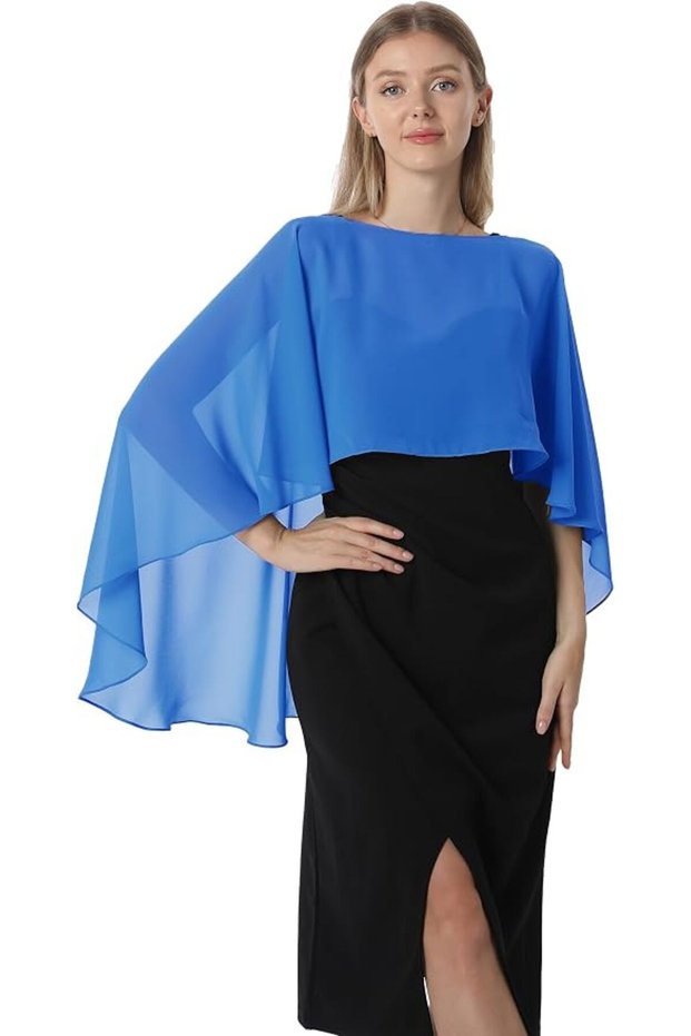 womens Chiffon Cape001 Pashmina Shawl