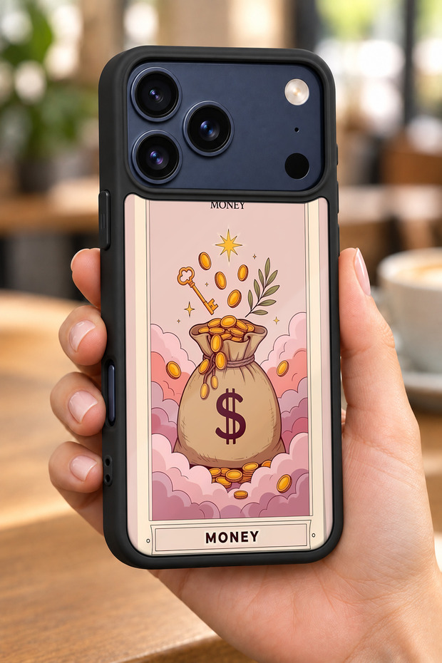 حافظة مقاومة للصدمات متوافقة مع هاتف iPhone 18 Pro مع حماية للكاميرا بنمط النقش